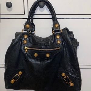 Balenciaga Giant black bag